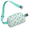 thumbnail image 3 of Green Christmas Tree Pattern Cute Fanny Packs for Women,Travel Waterproof Crossbody Fanny Bags Waist Purse for Women Anti Theft Adjustable Strap for Running Travel Cycling, 3 of 6