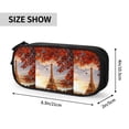 thumbnail image 4 of Goofa Eiffel Tower Pattern Big Capacity Pencil Pen Case Office College Large Storage High Capacity Bag Pouch Holder Box Organizer, 4 of 9