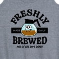 thumbnail image 3 of Instant Message - Freshly Brewed Pot Get Sh-t Done - Women's Racerback Tank Top, 3 of 6