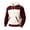 Wine, variant on Lmnyox Men's Christmas Hoodies Plaid Print Long Sleeve Fleece Sweatshirts Thermal Casual Pullover with Pocket
