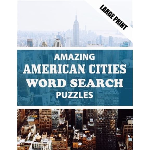 Pre-Owned Amazing American Cities Word Search Puzzle: Have Fun and Discover American Cities