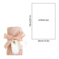 thumbnail image 3 of Set de regalo para dama de honor | Toalla de algodón con borlas y flecos | Elegante diseño tejido | Colores café, blanco y rosa | Práctico regalo para despedidas de soltera y ocasiones especiales, 3 of 5