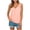 Pink, variant on yillto Summer Tank Tops for Women Sleeveless Fashion Layered Shirts V Neck Plain Loose Blouse Tshirts