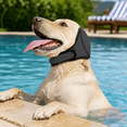 thumbnail image 2 of Waterproof Shock-Absorbing Dog Hearing Protection Ear Covers, Adjustable Calming Pet Ear Muffs for Thunder, Fireworks, Travel, Grooming & Loud Noise Anxiety Relief, 2 of 5