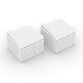 thumbnail image 2 of Springfield Linen Extra Large Cotton Washcloths, White, 24 Count, 2 of 2
