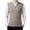 Khaki, variant on Mens Fashion Casual Jacquard V Neck Jacquard Bottomed Plaid Shirt Sleeveless Sweater Vest