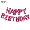 thumbnail image 2 of Feliz cumpleaños globo Banner fiesta 16 pulgadas 3D globo de papel de aluminio kit decoración de fiesta de cumpleaños, 2 of 5