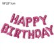 thumbnail image 2 of Feliz cumpleaños globo Banner fiesta 16 pulgadas 3D globo de papel de aluminio kit decoración de fiesta de cumpleaños, 2 of 5