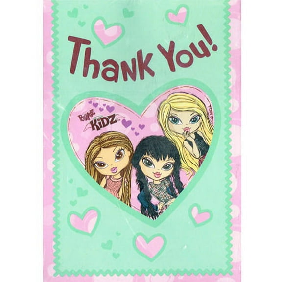 Bratz Kidz Thank You Notes w/ Env. (8ct)