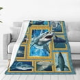 thumbnail image 3 of Shark Blanket for Baby Boy Girl, Soft Fleece Throw Blanket for Couch Bed, Shark Gifts for Shark Lovers, Cozy Lightweight Blanket Toddler Kids Adults, 50×60 Inch, 3 of 6
