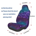 thumbnail image 2 of Vsdgher Purple and Green Glitter for Automotive Seat Covers for Cars Trucks and SUVs, Universal Fit Anti-Slip Bucket Seat Protector for Cars,Vehicle Seat Protector for Front Seats, 2 of 3