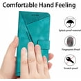 thumbnail image 5 of Case for Motorola Edge 2024 Case Wallet Black with Strap Lanyard, Motorola Moto Edge 2024 Phone Case Leather with Card Holder Shockproof Flip Cover Heavy Duty (Green), 5 of 14