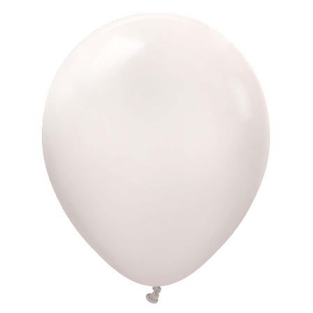 18 inch Kalisan Retro White Sand Latex Balloons (25 Pack) - Party Supplies Decorations