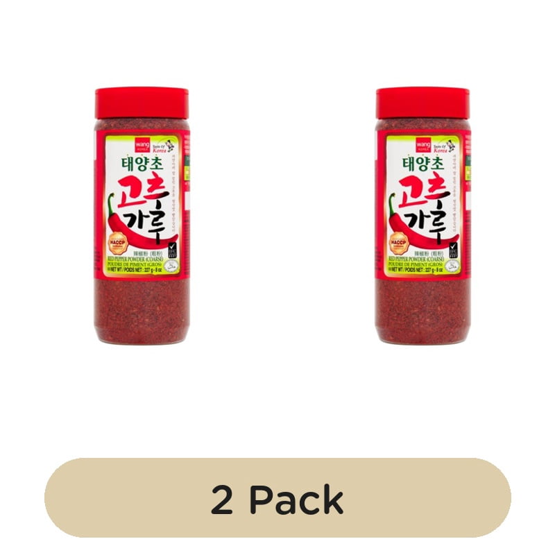 Korean Gochugaru Red Pepper Powder 227g, British Import (Pack of 2)