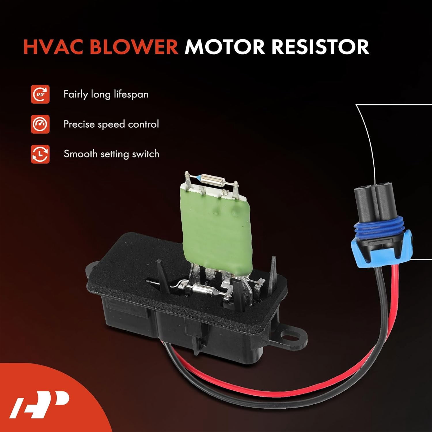 A-Premium HVAC A/C Blower Motor Resistor Replacement for Chevrolet Express Savana 1500 2500 3500 1996-2011 Light Duty Heater