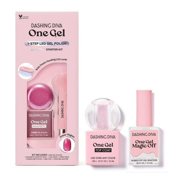 Set de manicura Dashing Diva One Gel Magnetic con lámpara LED