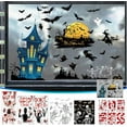 thumbnail image 3 of sruoe Halloween Wall Decals, Halloween Wall Sticker Window Decorations, Halloween Skeleton Spider Pumpkin Decorations Wall Decals, Wall Decal for Living Room, Bedroom, Party Decor, 3 of 4
