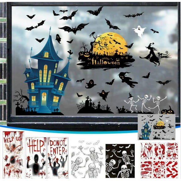 CXALSSY Halloween Decor, Halloween Decorations, Halloween Decorations Indoor, Halloween Indoor Decor,Halloween Wall Decals