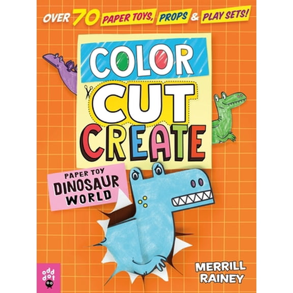 Pre-Owned Color, Cut, Create Play Sets: Dinosaur World (Paperback) 1250262631 9781250262639