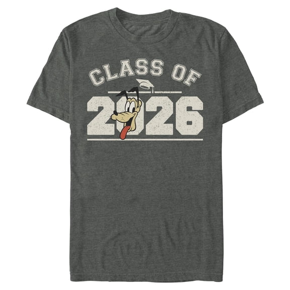 Mens Mickey & Friends Pluto Class of 2026 T Shirt