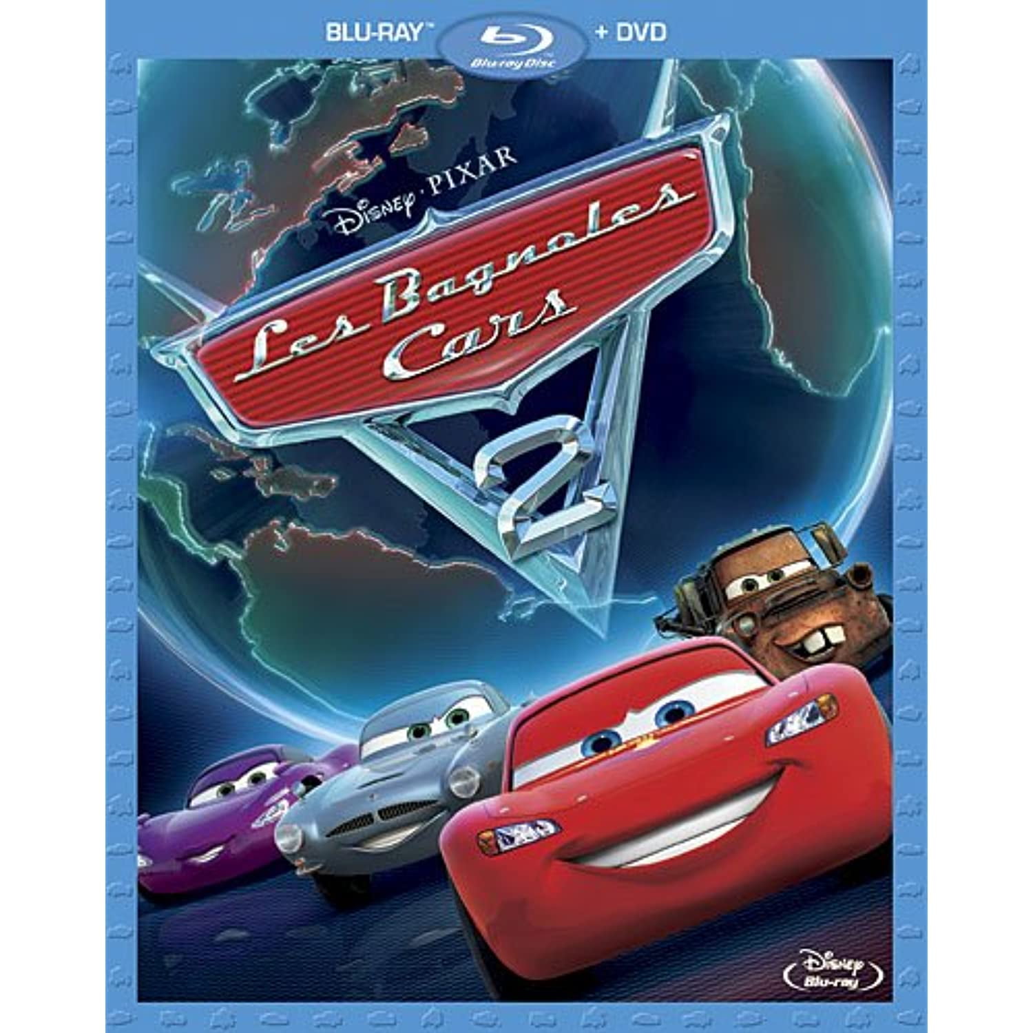 Les Bagnoles 2 / Cars 2 (Bilingue Bluray Combo Pack) [Blu