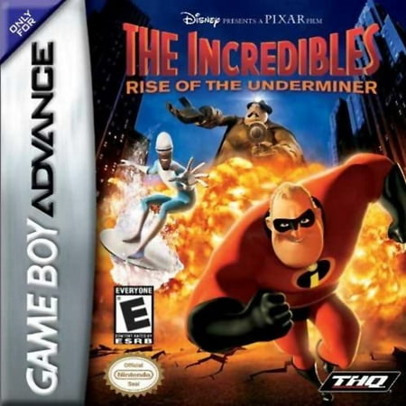 The Incredibles: Rise of the Underminer - Nintendo Gameboy Advance GBA (Best Pokemon For Gameboy Advance)