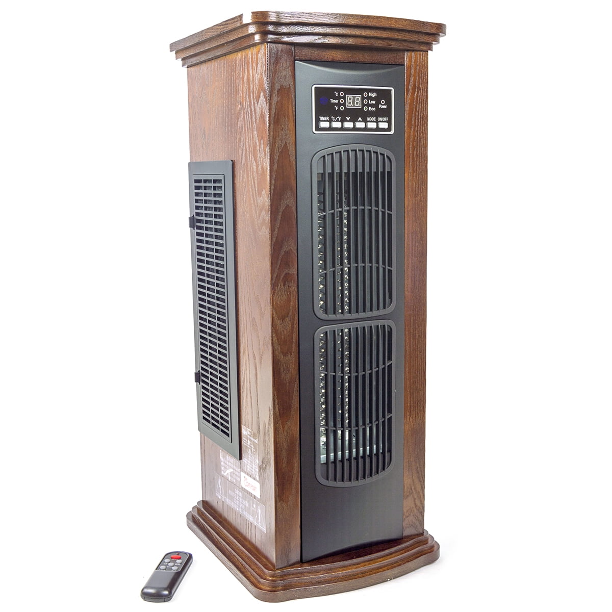 American Comfort ACW0065WE 1500-watt Tower Infrared Heater, Espresso
