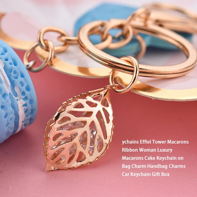 Alloy Women Keychain Portable Adorable Replacement Decorative Phone Handbag Clothes Keyring Pendant Ornament with Heart Decor Purple Yellow
