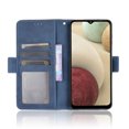 thumbnail image 3 of Case for Samsung Galaxy A12/M12 Cover Adjustable Detachable Card Holder Magnetic closure Leather Wallet Case - Blue, 3 of 5