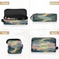 thumbnail image 2 of Hair Tools Storage with Heat Resistant Mat- Alternating Red and Green Printed Curling Iron Travel Bag/Flat Iron Case for Women, 2 of 8