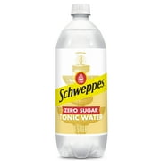 Schweppes Zero Sugar Tonic Water, 1 L, Bottle