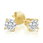 1/5ct tw Diamond Stud Earrings in 14k Yellow Gold