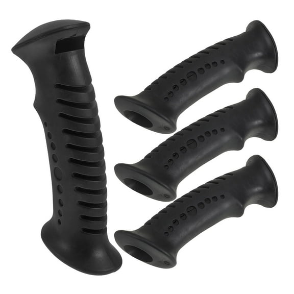 ELAYARD Set of 4 Black Replacement Handles for Walking Canes Ergonomic Design for Outdoor Use