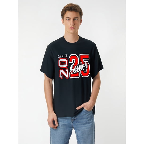 Camiseta vintage de graduación de 2025 para adultos, hombres, mujeres, adolescentes y jóvenes.