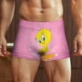 thumbnail image 2 of Looney Tunes Tweety Mens Boxer Briefs Active Stretch Breathable Underwear, Comfortable Gym Boxer Briefs, 2 of 7