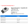 thumbnail image 2 of Mass Air Flow Sensor - Compatible with 1996 Ford F-150, 2 of 2