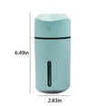 thumbnail image 3 of Latrodar USB Humidifier With Colorful Light ,Large Capacity 320ML Quiet Cool Mist Humidifier For Bedroom And Office ,Car, Easy To Clean Sky Blue Safe&Non-tox, 3 of 5