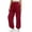 Red, variant on SAWOBUUN Women High Waisted Joggers Pants Soft Loose Fit Sweatpants Casual Athletic Solid Color Pants with Pockets