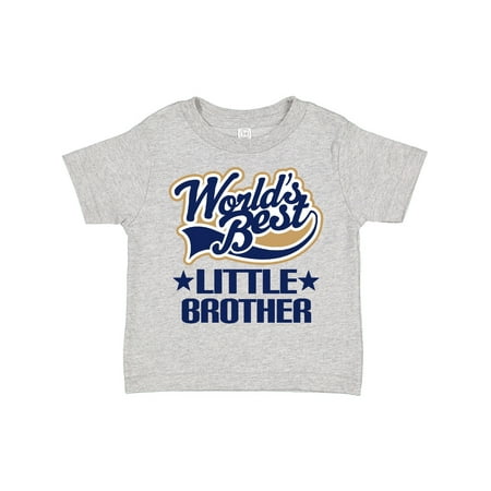 

Inktastic Little Brother Worlds Best Gift Toddler Boy Girl T-Shirt