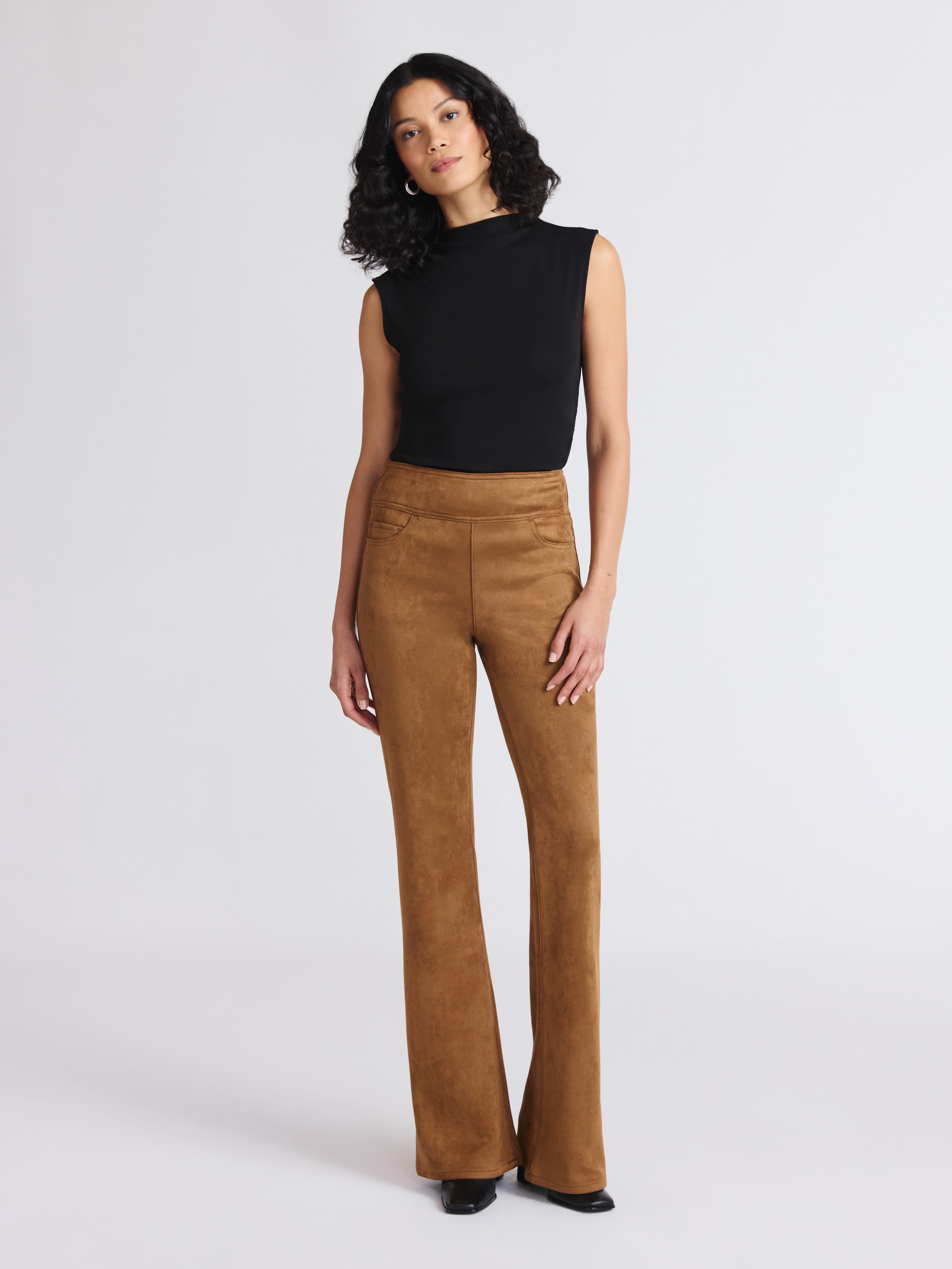Sofia by Sofia Vergara Women's and Women's Plus Melisa Flare High Rise Pull On Jeans, 30.5", 32.5" and 34.5" Inseams, Sizes 0-28