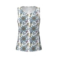 thumbnail image 2 of Rocae Flowers and Butterflies for Women's Workout Tank Top Lightweight Sleeveless Fit Tops- Moisture-Wicking, BreathableXX-Large, 2 of 9