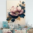 thumbnail image 2 of Designart Deep Pink And Blue Crocus Flower I Canvas Wall Art, 2 of 5