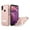 Rose Gold, variant on GSA Slim Brushed Case w/Kickstand for Alcatel 3V (2019) - Blue