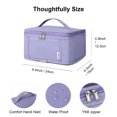 thumbnail image 5 of NOL Natural Organic Lifestyle Small Lunch Bag Mini Lunch Box Insulated Lunch Bag for Men/Women Leakproof Cooler Tote Bag Lightweight Nylon Waterproof Lunch Box For Work, Light purple, 5 of 8