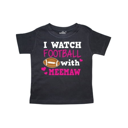 

Inktastic I Watch Football with My Meemaw Gift Toddler Toddler Girl T-Shirt