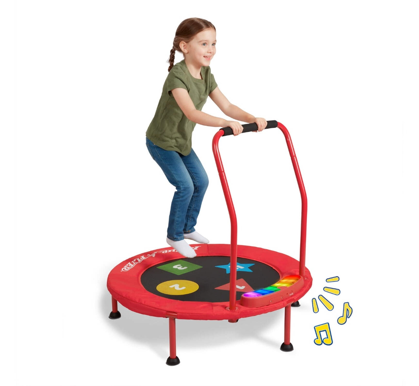 Game Time Interactive Kids' Trampoline with Lights  Sounds
