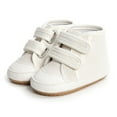 thumbnail image 7 of Baby Boy Girl Soft Sole Sneakers Newborn Ankle Boots Prewalker Crib Shoes 0-18M, 7 of 7