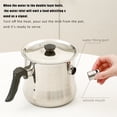 thumbnail image 5 of YIEMEEN Ergonomic Handle Stainless Steel Double Wall Boiler Pot Saucepan With Whistles Port And Lid For Boiling Milk Sauce Pastas, 5 of 13
