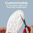thumbnail image 2 of Footstr Insoles, Breathable Soft Foam Shoe Insole, 4D Cloud Tech Sports Insoles with Arch Support for Men, Orthopedic Shock Absorption Inserts for Running, Walking, Work Shoes(Gray 1 PCS,9-10.5), 2 of 8