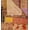 Crème / brun / orange, variante sur JETÉ EN SOIE RÉTRO KANTHA 50"X70"